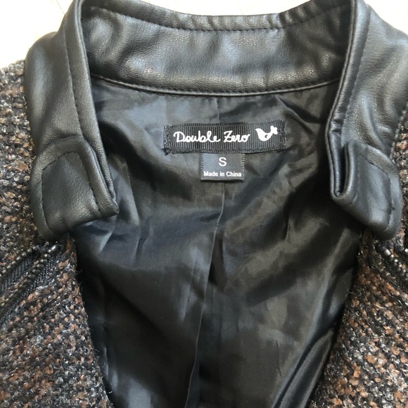 DOUBLE ZERO Leather & Fabric JACKET - Picture 11 of 11